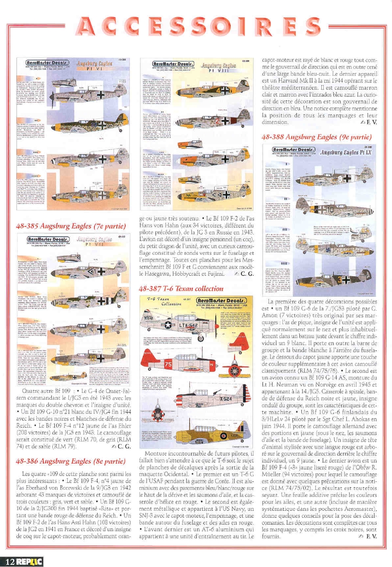 Replic 086 - Il-2, Nieuport 11 Bebe, F4U-1 Corsair, Technik-Lights